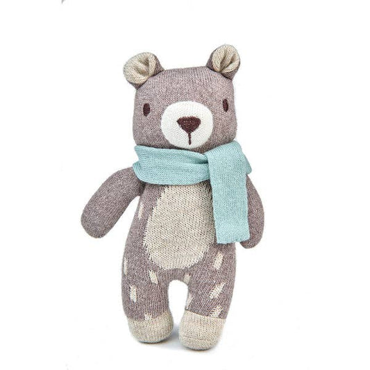 Fred Bear Stuffed Knitted Soft Toy