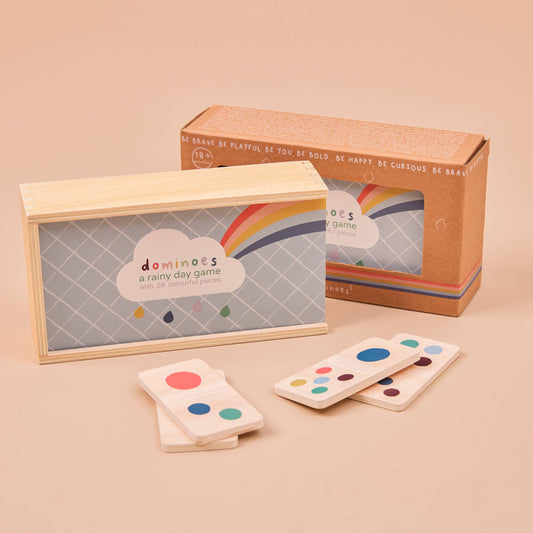 Children's Wooden Domino Game