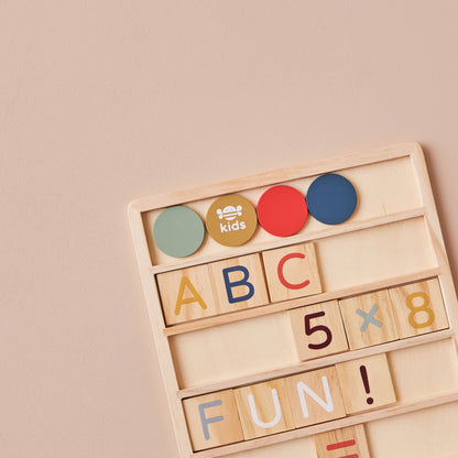Wooden Alphabet Learn & Play Puzzle