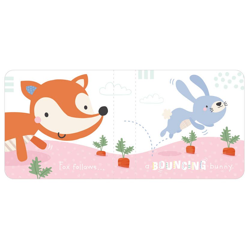 Sensory Snuggables Medium Plush Fox with Cloth Book