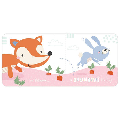 Sensory Snuggables Medium Plush Fox with Cloth Book