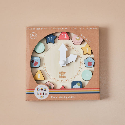Wooden Puzzle Clock