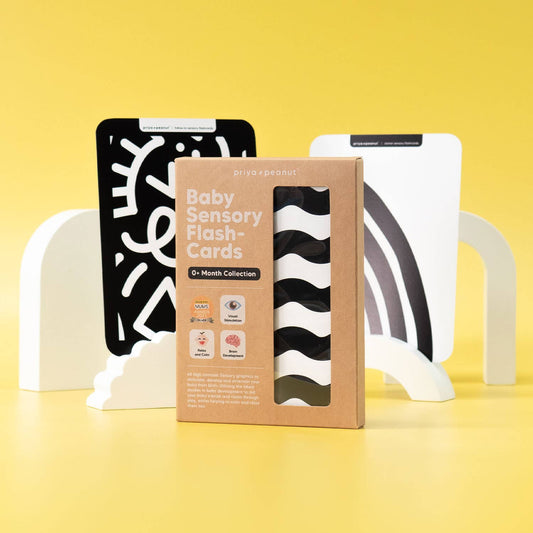 Newborn Sensory Cards (0+ Months Old) - Award-Winning Baby Toy