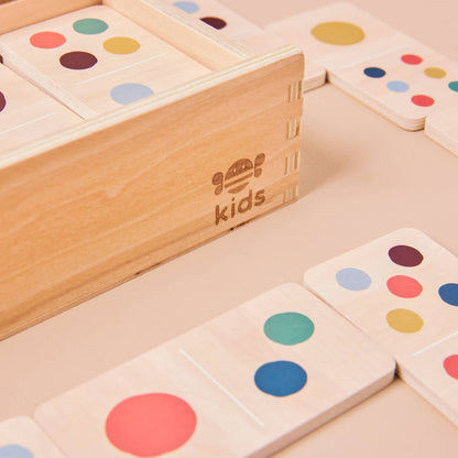 Children's Wooden Domino Game
