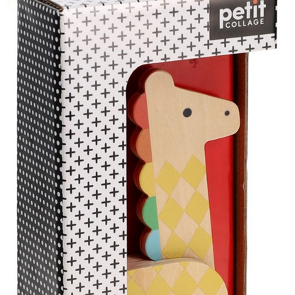On-the-Go Giraffe Wooden Pull Toy