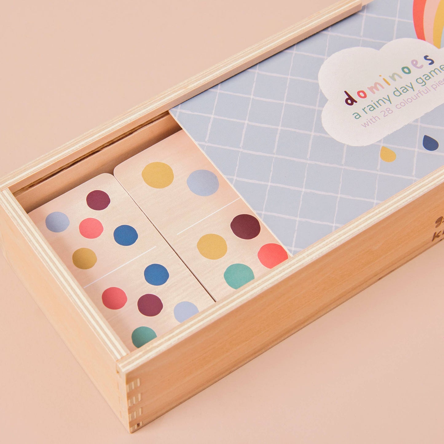 Children's Wooden Domino Game
