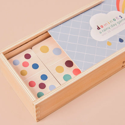 Children's Wooden Domino Game