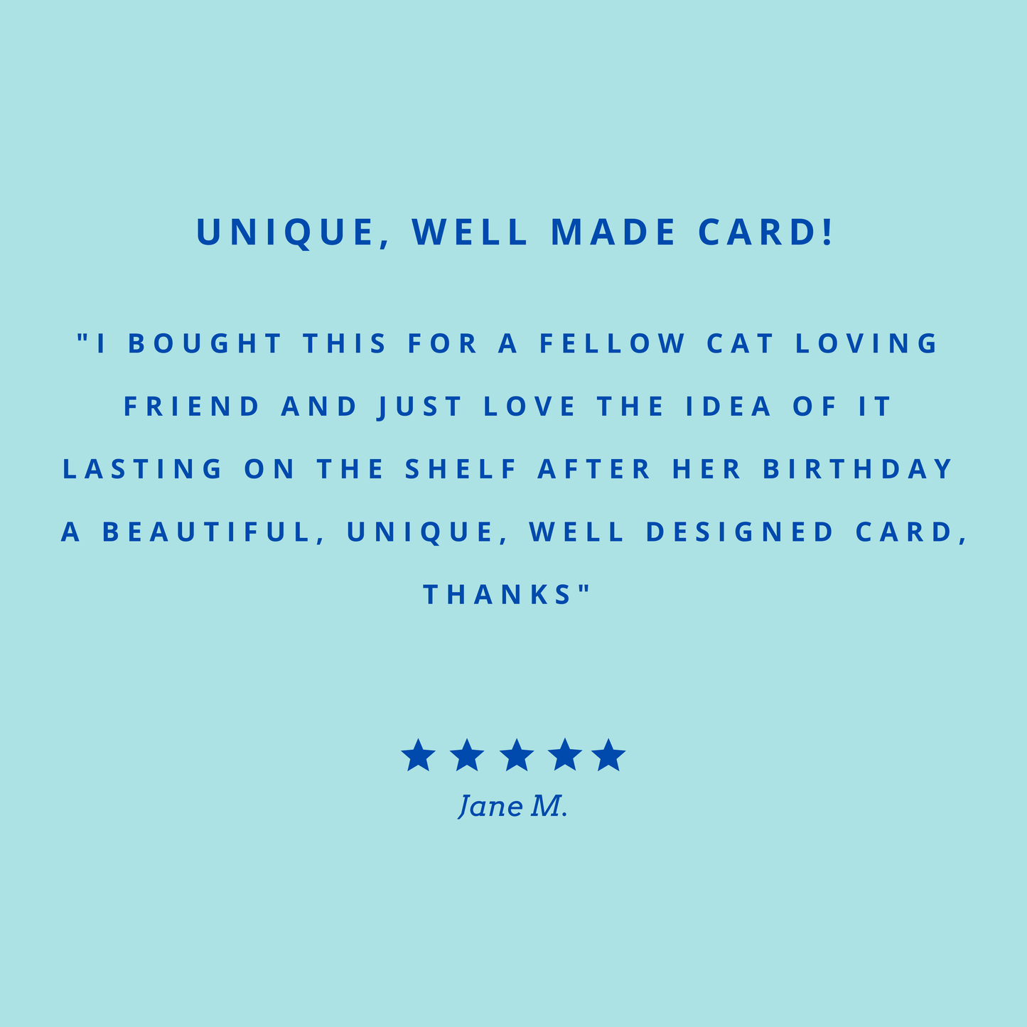 Pop Out Black & White Cat Greeting Card