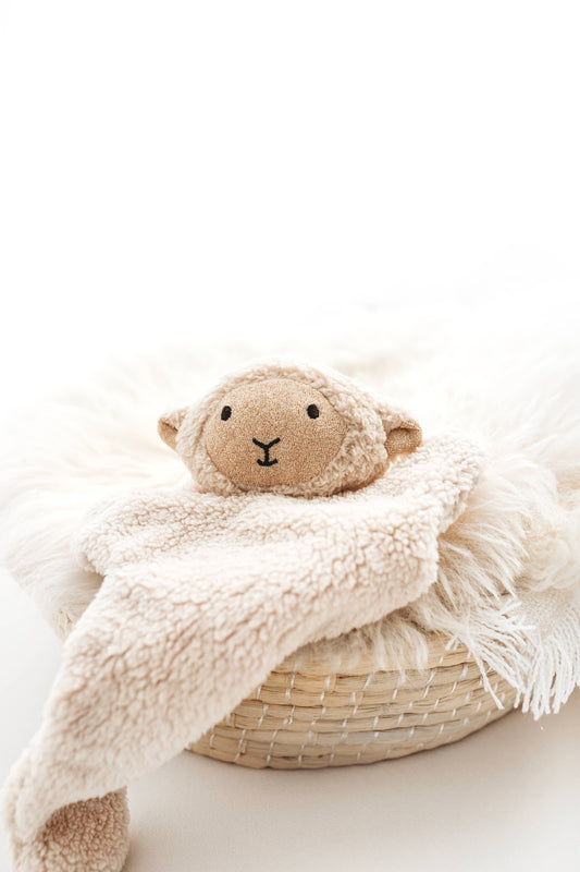 Cream Sheep Snuggle Comforter
