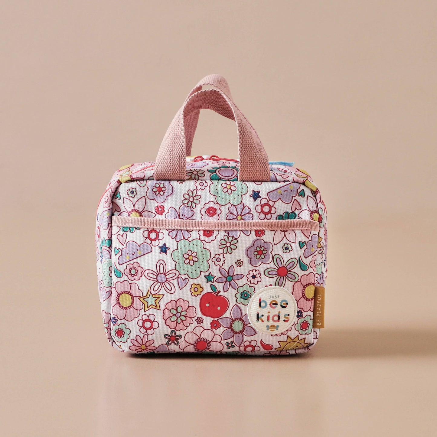 Insulated Lunch Bag - Retro Floral Print