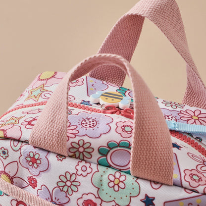 Insulated Lunch Bag - Retro Floral Print