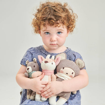 Fred Bear Stuffed Knitted Soft Toy