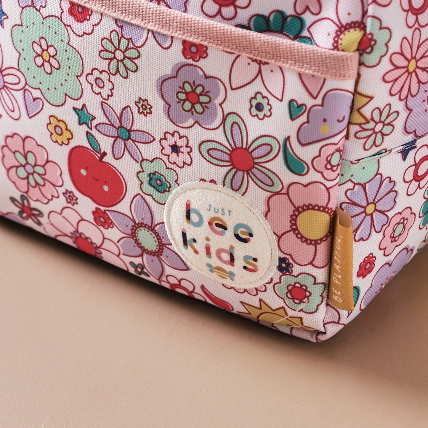 Insulated Lunch Bag - Retro Floral Print