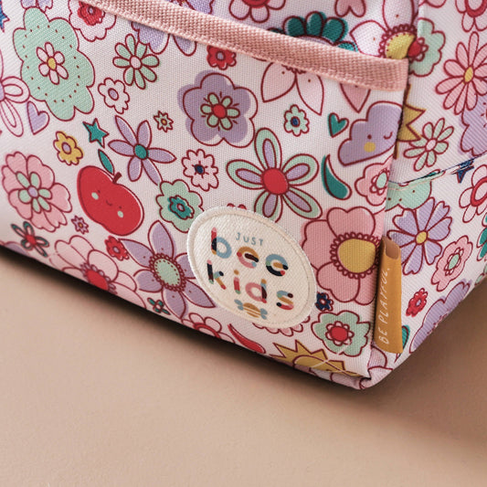 Insulated Lunch Bag - Retro Floral Print