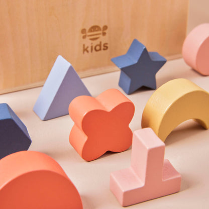 Wooden Shape Sorter House Toy