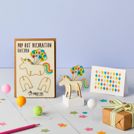 Pop Out Happy Birthday Unicorn Card