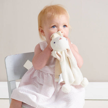 Cream Bunny Organic Toy Set