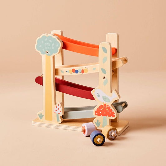 Wooden Garden Roller Ramp Toy